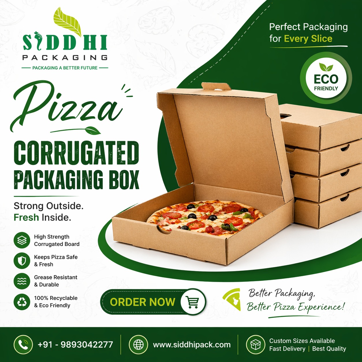Pizza Packaging Boxes Manufacturer Near Me in Indore